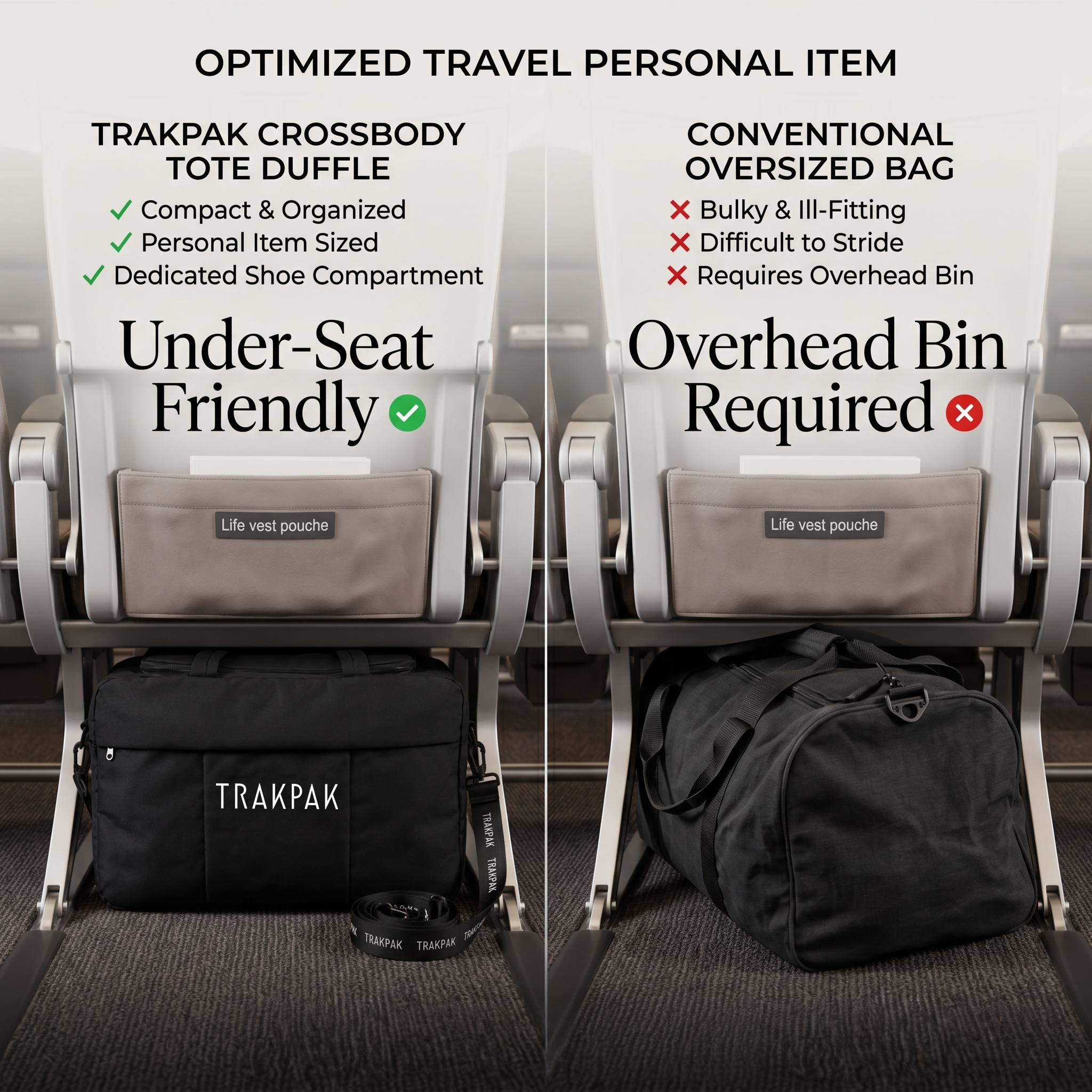 TRAKPAK Travel Duffel